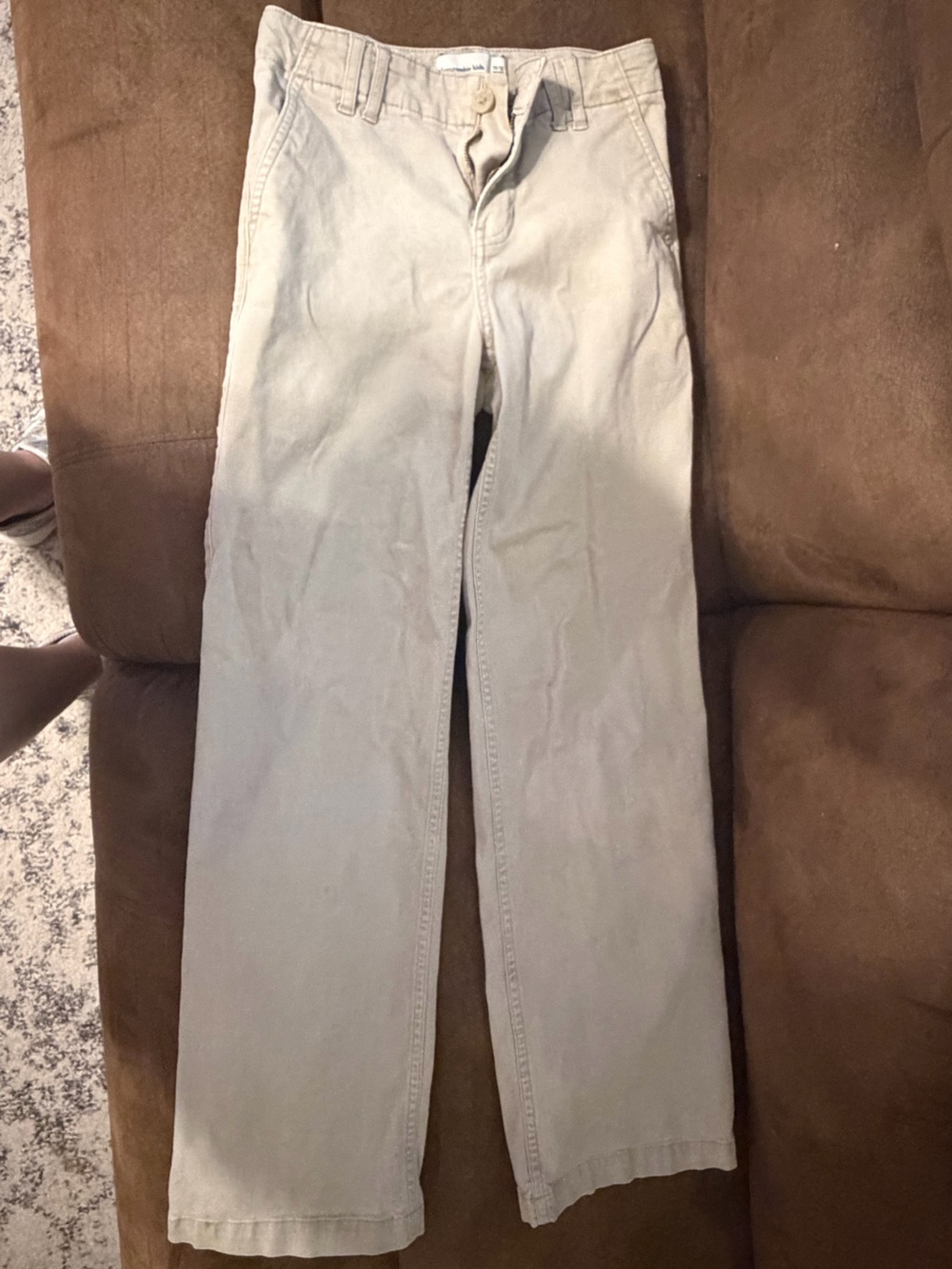 abercrombie kids Light khaki Straight-Leg Jeans